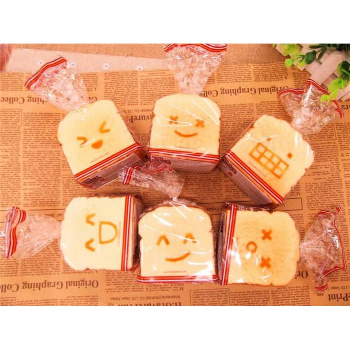 breadou roti toast squishy original packaging