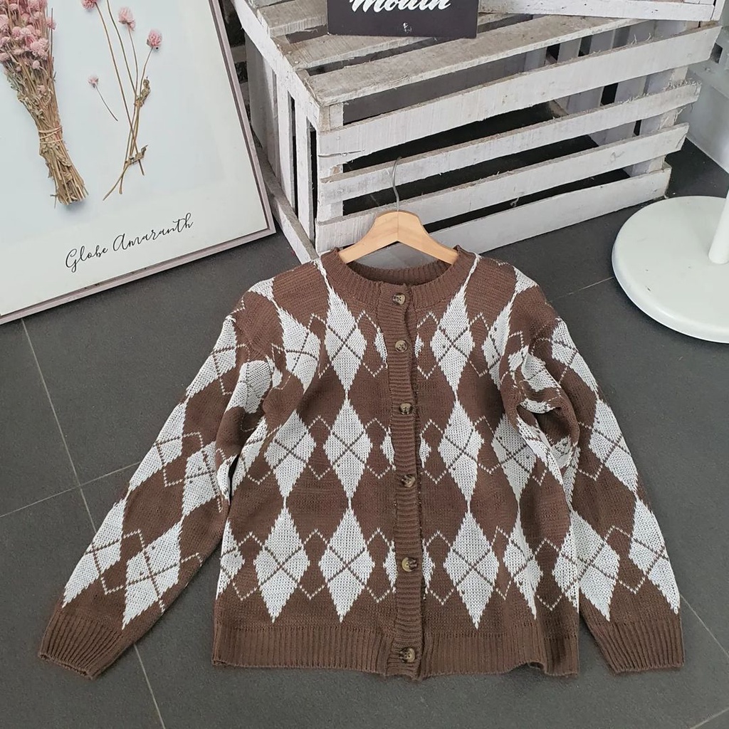 Outer Sweater Wanita Winter Outer Bahan Rajut Korean Style Terbaru