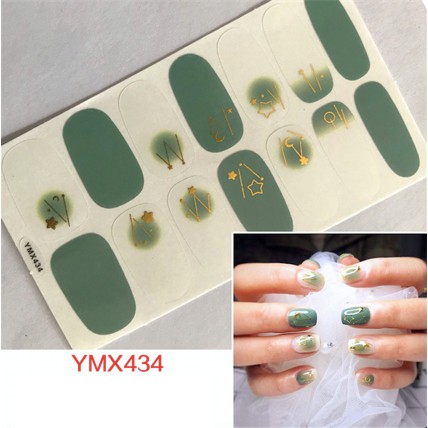 14Pcs/Stiker Kuku Murah / Nail Art Sticker / Nail Art Stiker / Nail Art &amp; Sticker YMX Series V2