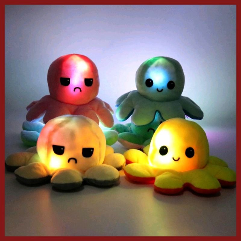 Boneka Moody Gurita Dengan Lampu LED