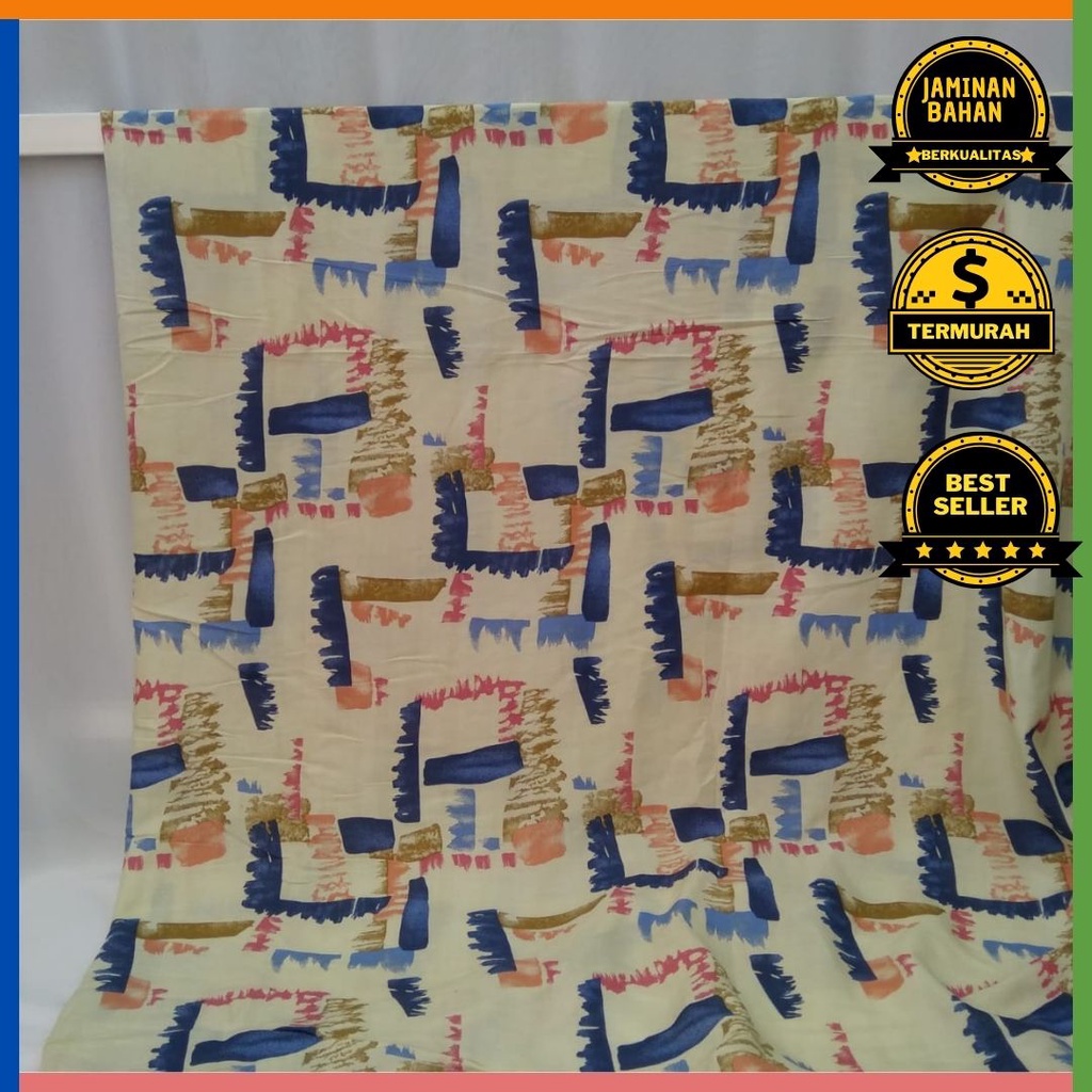 Kain Memora Kain Katun Lokal Motif Bahan Dingin Lebar 150 cm Murah Banget