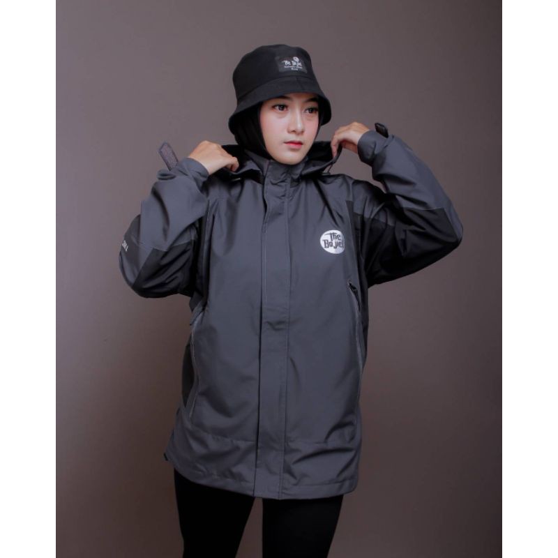 jaket pria/wanita gunung outdoor simple ori