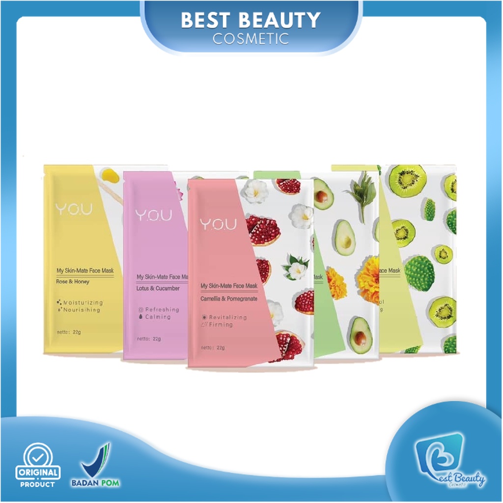 ★ BB ★ Y.O.U My Skin Mate Face Sheet Mask | YOU Bubble Detox Purifying Bubble Sheet Mask - Y.O.U Sheet Mask - YOU