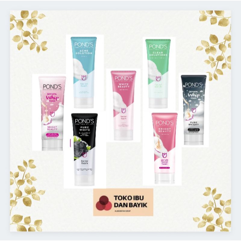 Pond's facial foam 100ml 50ml/sabun cuci muka ponds