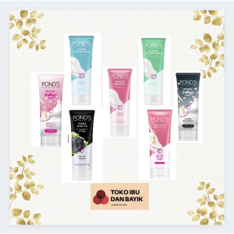 Pond's facial foam 100ml 50ml/sabun cuci muka ponds