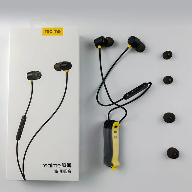 ORIGINAL EARPHONE HEADSET HANDSFREE REALME BUDS 2 BASS BOOST DRIVER