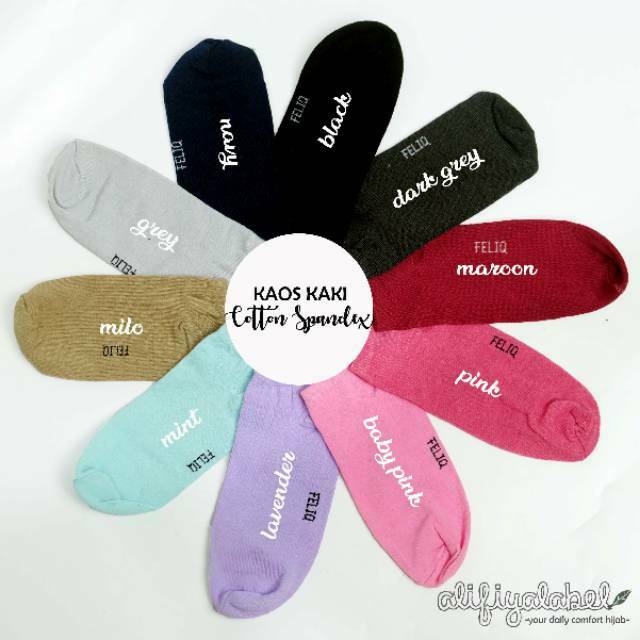 KAOS KAKI COTTON SPANDEX / KAOS KAKI PENDEK