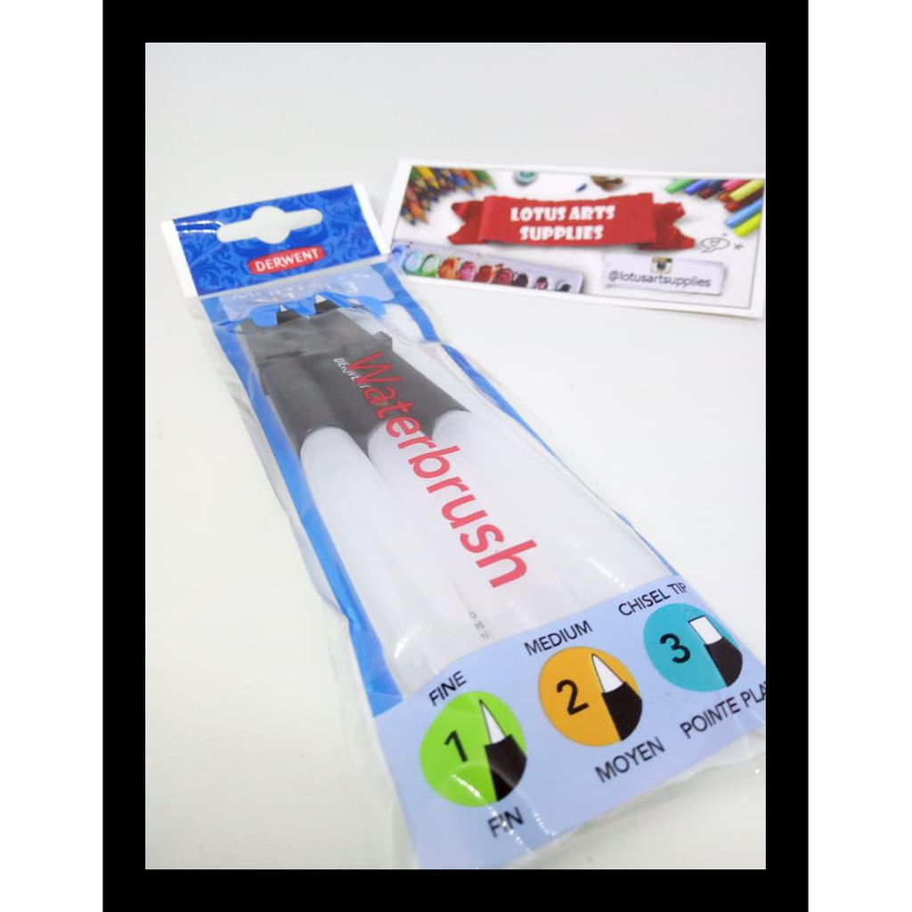 

STOK BARU DERWENT MULTI PACK WATERBRUSH (3) PERALATAN MELUKIS TERLARIS DAN MURAH