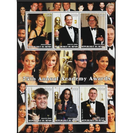 

Perangko Filateli A58 Benin 2003 75th Annual Academy Awards