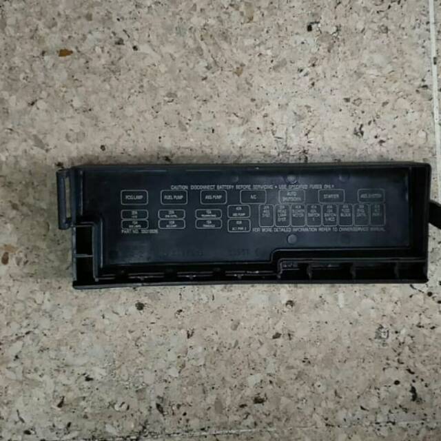 Tutup box sekring Sikring Jeep Cherokee xj limited