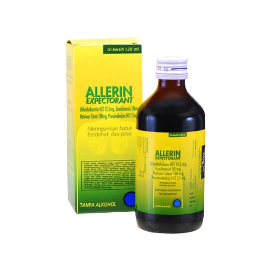 

ALLERIN EKSPEKTORAN SIRUP 120 ML