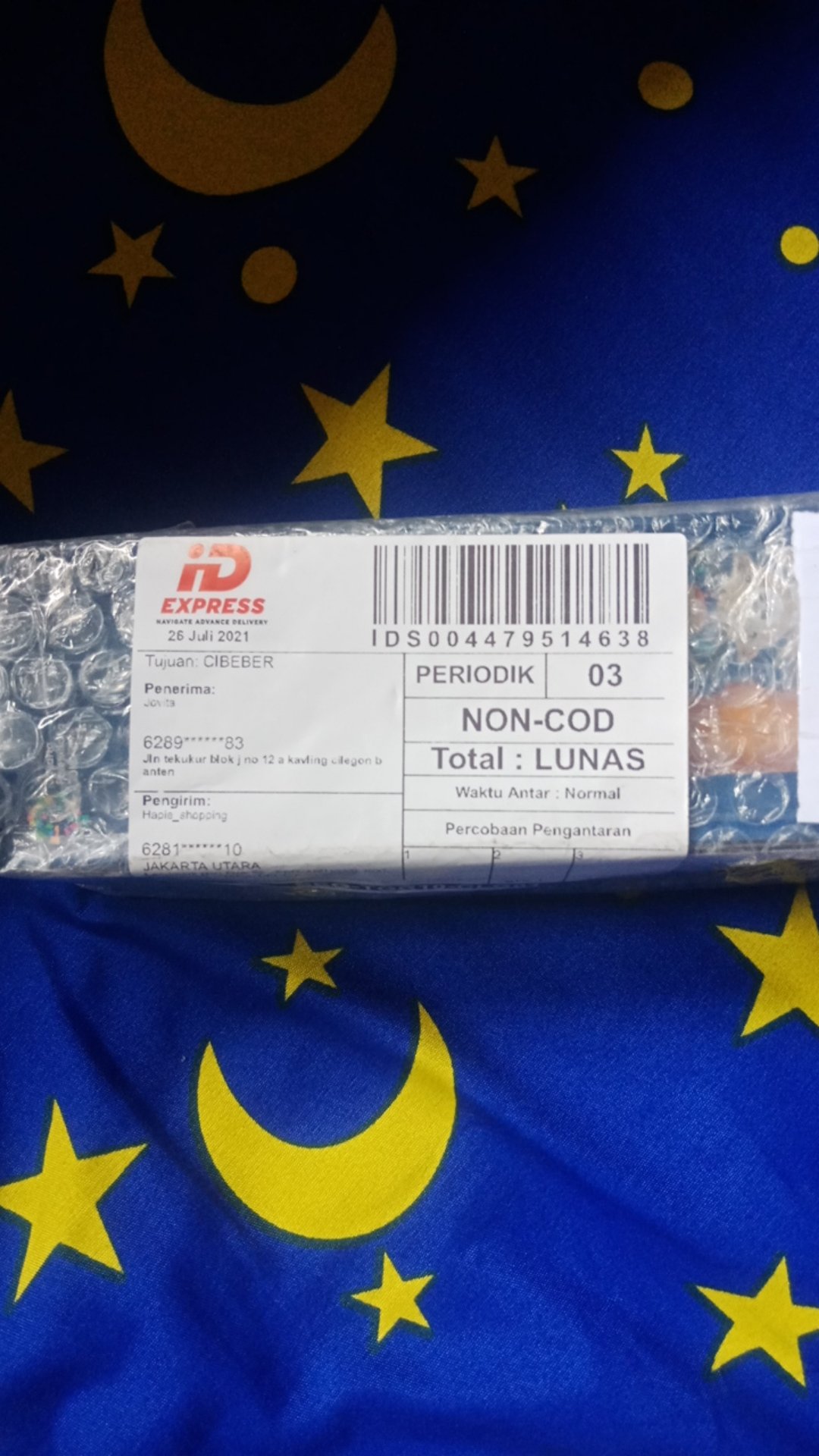 Payung Lipat Anti Uv Corak Batik Unik Untuk Panas Dan Hujan Warna Kuning