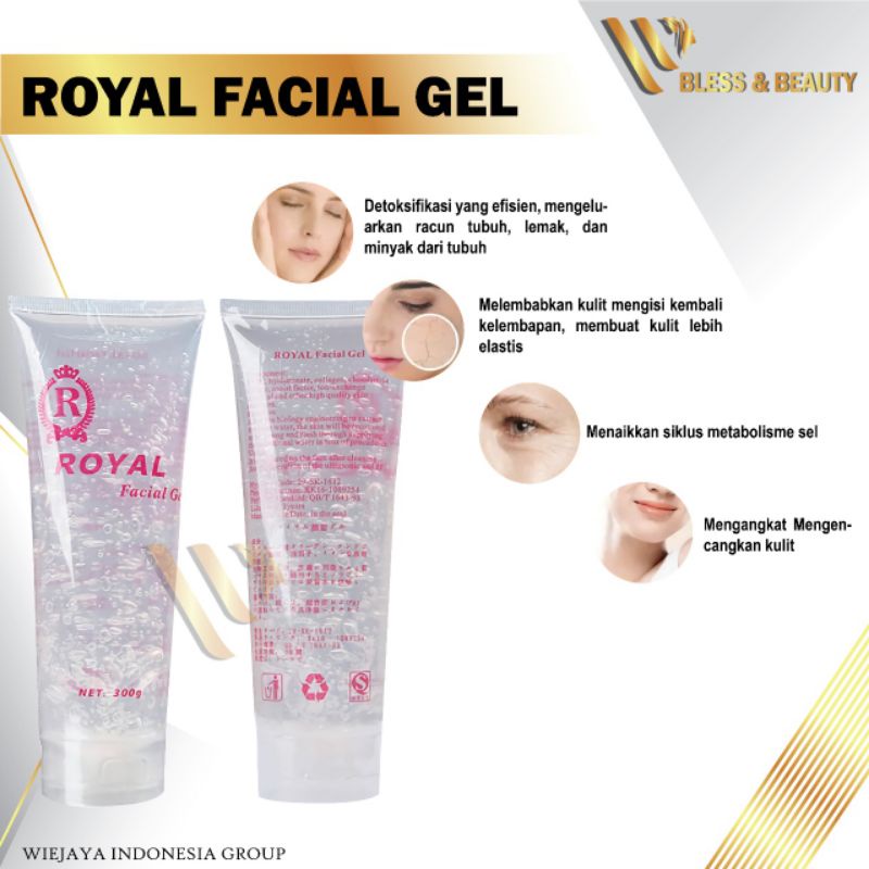 Gel Royal Facial Gold White Slimming Alat Hifu IPL RF Lifting Whitening