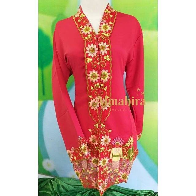 Kebaya Encim Bordir Ondel Ondel