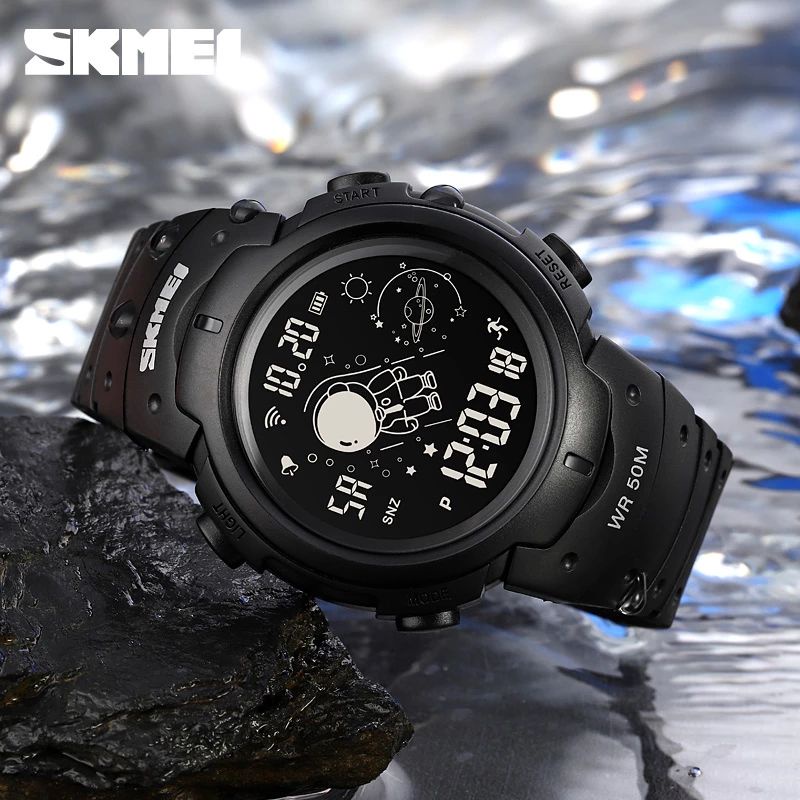 SKMEI 1820 Jam Tangan Pria Wanita Digital Chronograph Sport Watch Anti Air Tali Rubber WATCHKITE WKOS