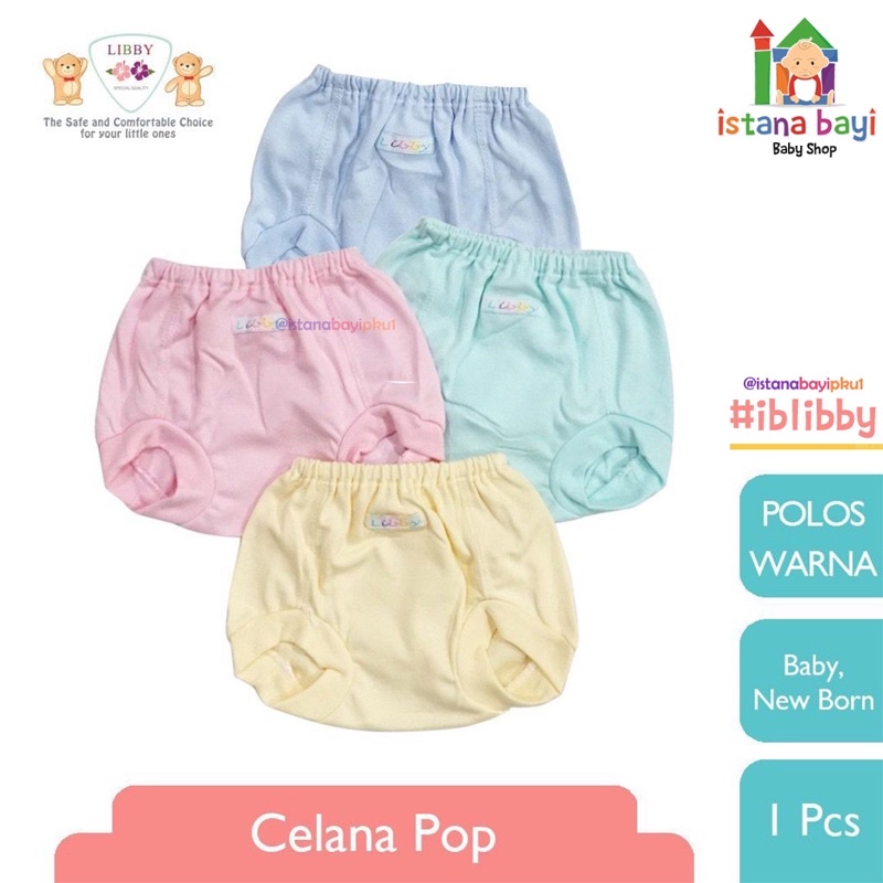 Libby Baby Celana Pop Warna New Born - 1 Pcs/Celana bayi