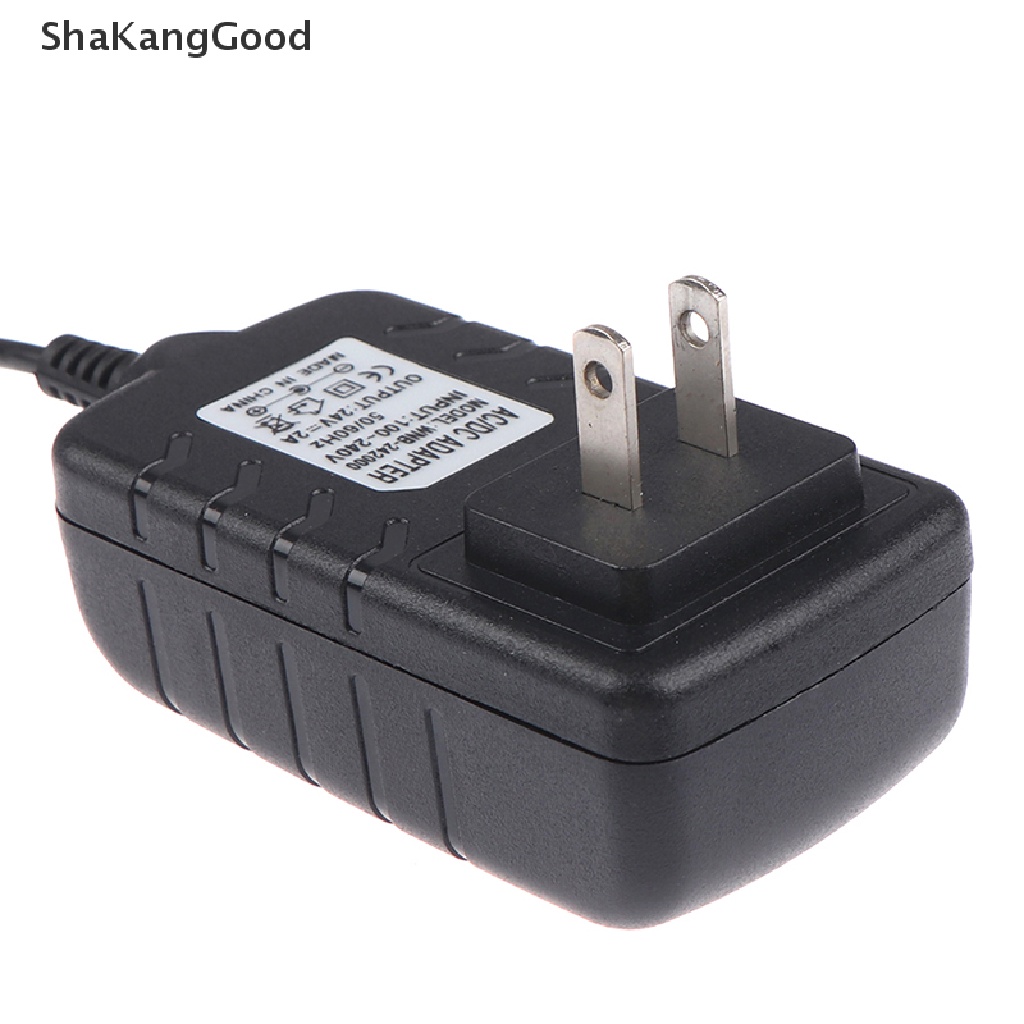 Skid 1Pc Adapter Power Supply 24V 2A Untuk Lampu LED UV Pengering Kutek