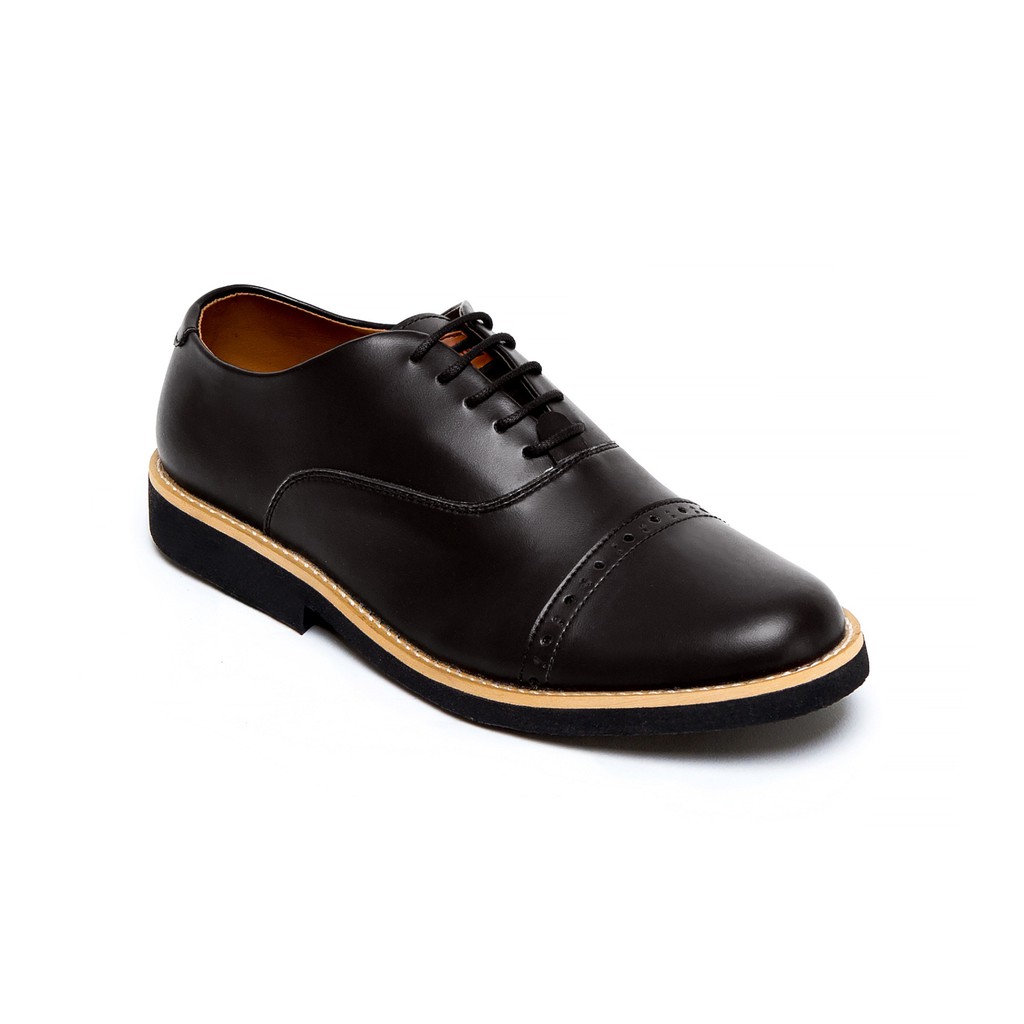 SEPATU FORMAL PRIA FOOTSTEP OXFORD BLACK TOTOSURYO x FOOTSTEP FOOTWEAR SEPATU PANTOFEL SEPATU KERJA
