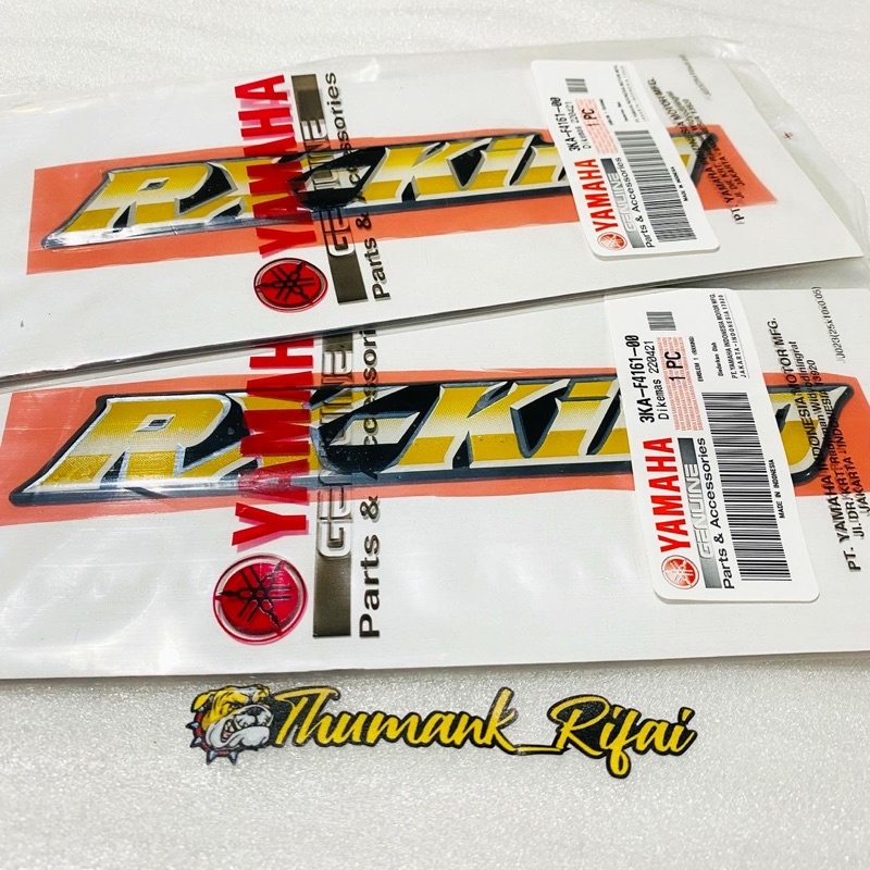 EMBLEM TANGKI RX KING TAHUN 2001 ORIGINAL YAMAHA