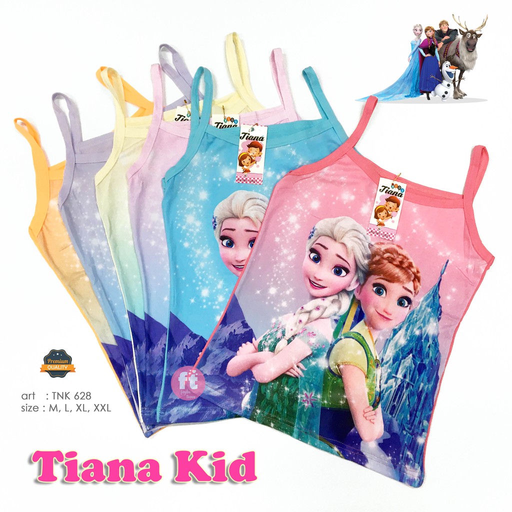 TIANA KIDS | Tanktop Anak / Atasan Anak / Singlet Anak / Tali Kecil