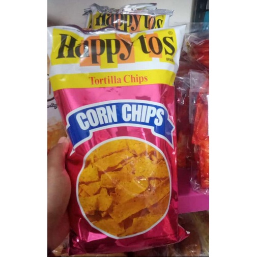 

Cemilan Tangerang Happy Tos Corn Chips Tortilla Jagung Bakar Jumbo 160gram / Tortilla Corn Chip / Snack Tortilla