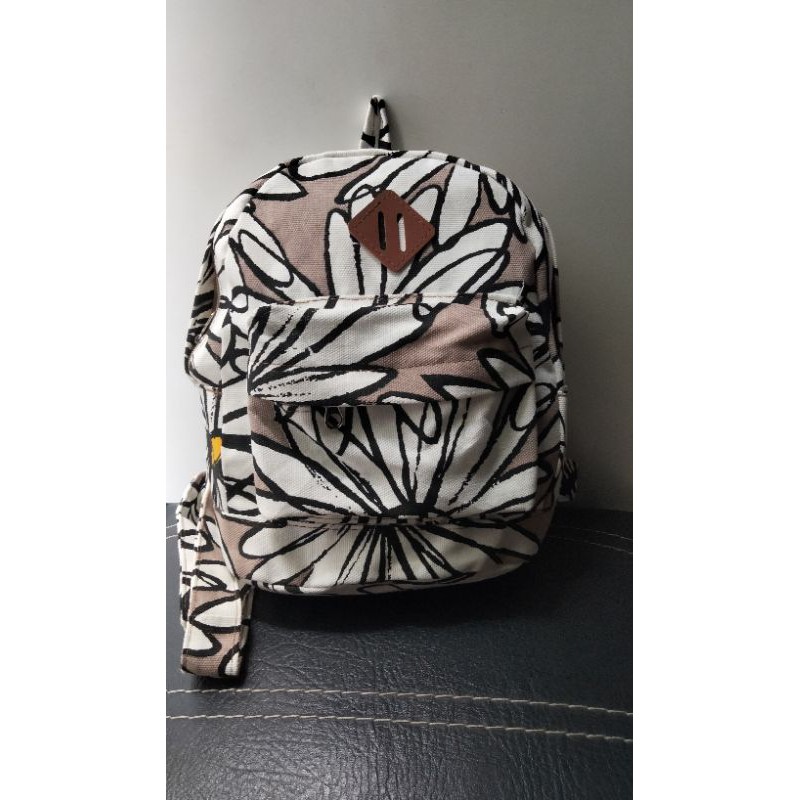 TAS RANSEL MINI MOTIF FLORAL/TAS RANSEL KANVAS WANITA