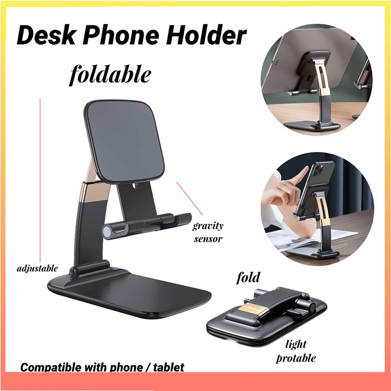 Universal Adjustable Phone Stand Holder Tablet Bracket Desktop Pemegang Telefon Stand Phone Holder