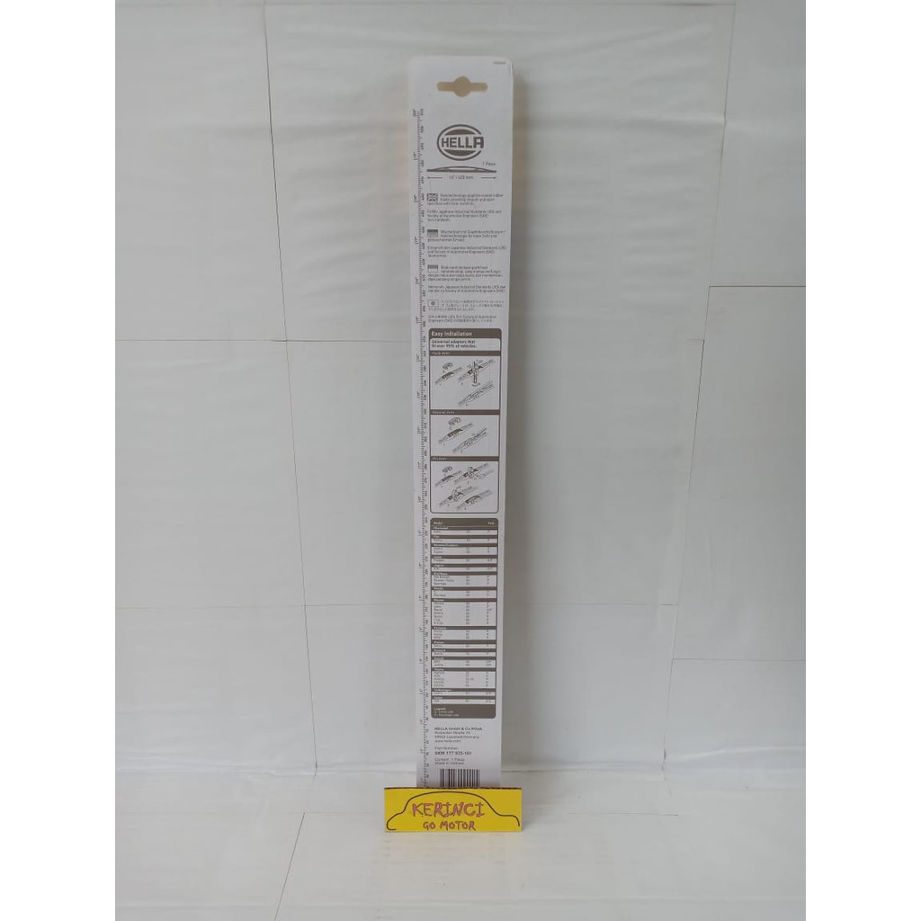 WIPER BLADE PREMIUM HELLA 16&quot; - WIPER HELLA BLADE PREMIUM