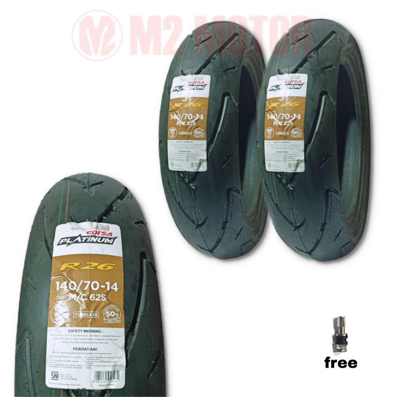 CORSA PLATINUM R26 140/70-14 TUBELESS