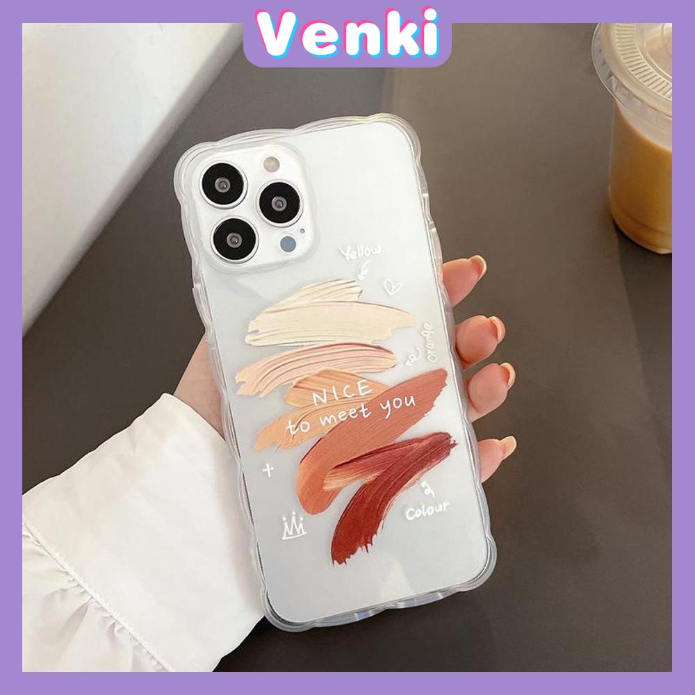 iPhone Case Silicone Soft Case Clear Case Wave Non-Slip Shockproof Camera Full Coverage Protection Paint Art For iPhone 13 Pro Max iPhone 12 Pro Max iPhone 11 iPhone 7 Plus