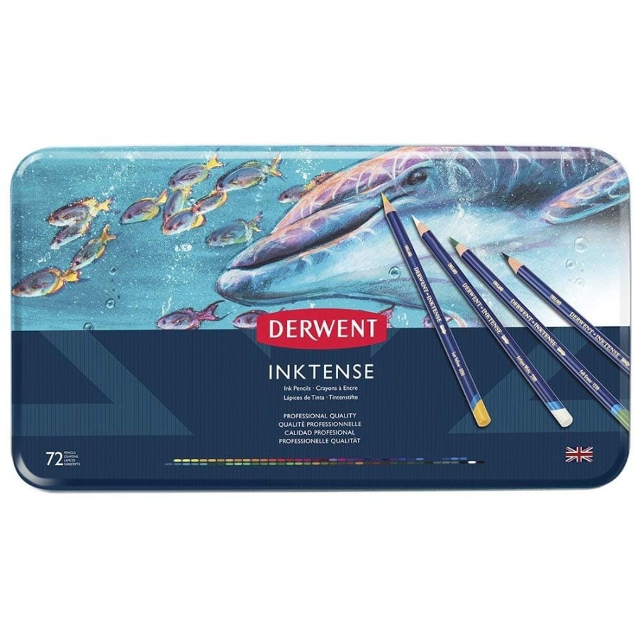 

Derwent Inktense Pencils Color Set 72 Tin