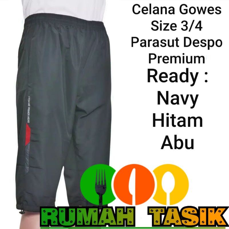  Celana  Olahraga Gowes  Lari Celana  Parasut Despo Import 