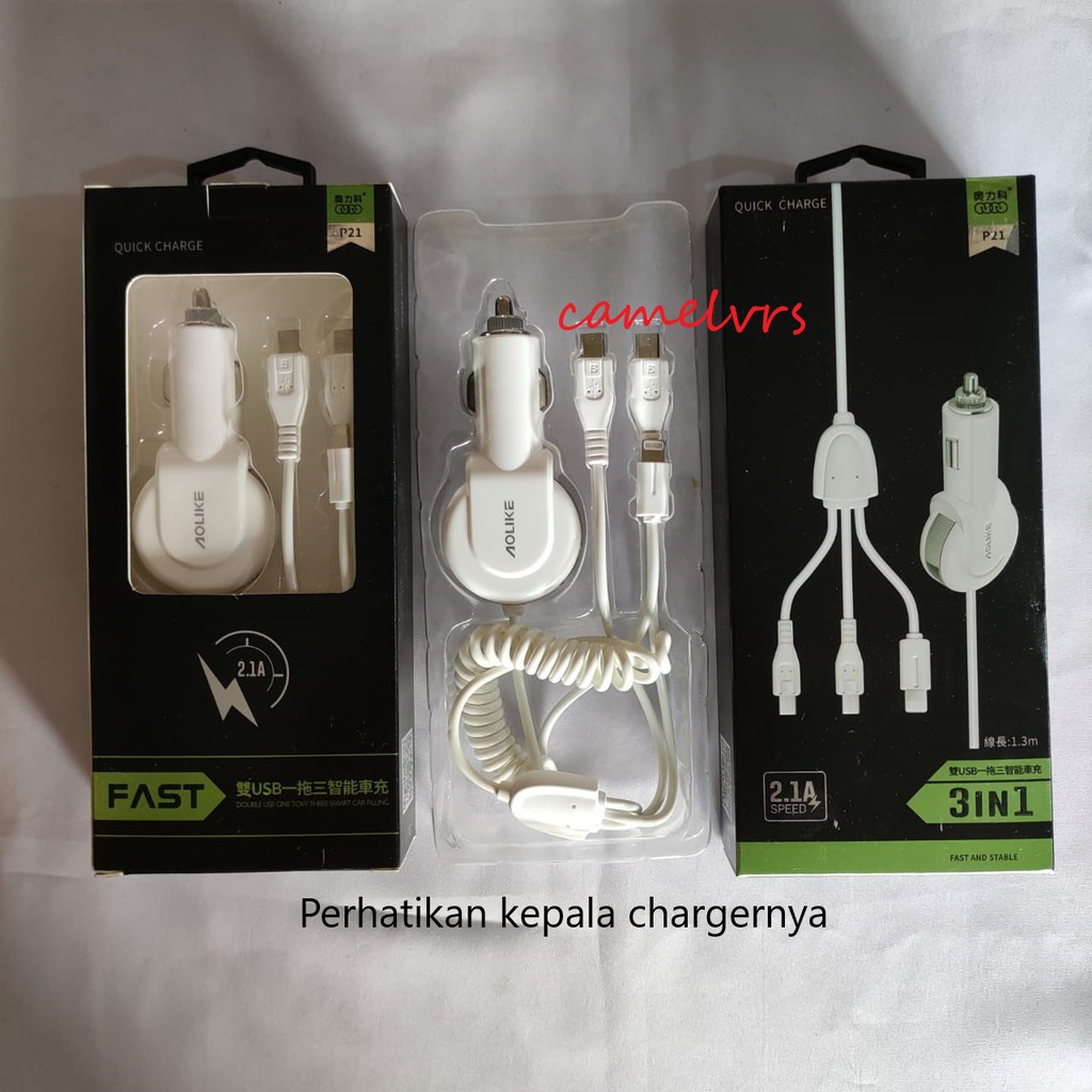 Charger HP Mobil Fast Charging 3in1 Smartphone