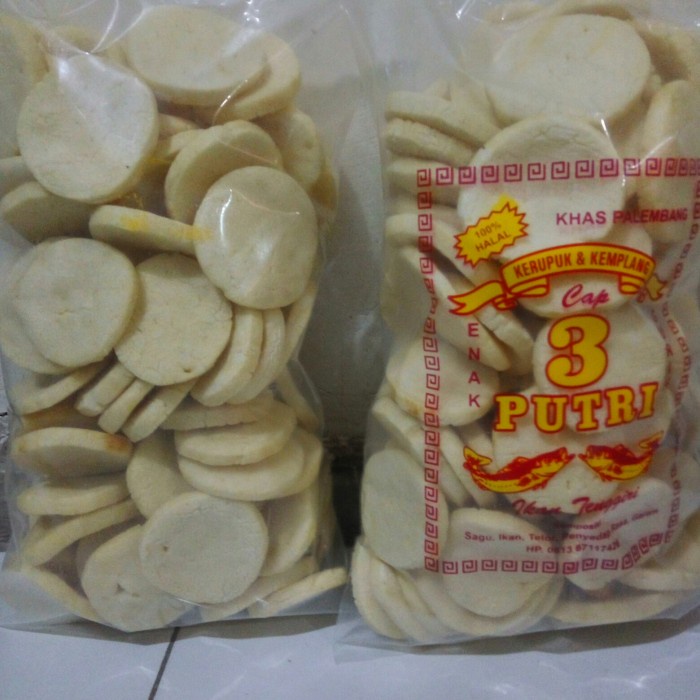 

NEW KERUPUK SUPER IKAN TENGGIRI KHAS PALEMBANG UKURAN SEDANG/KANCING