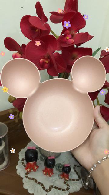 Mangkok Jerami Mickey Mouse Bentuk Unik Lucu Penambah Nafsu Makan