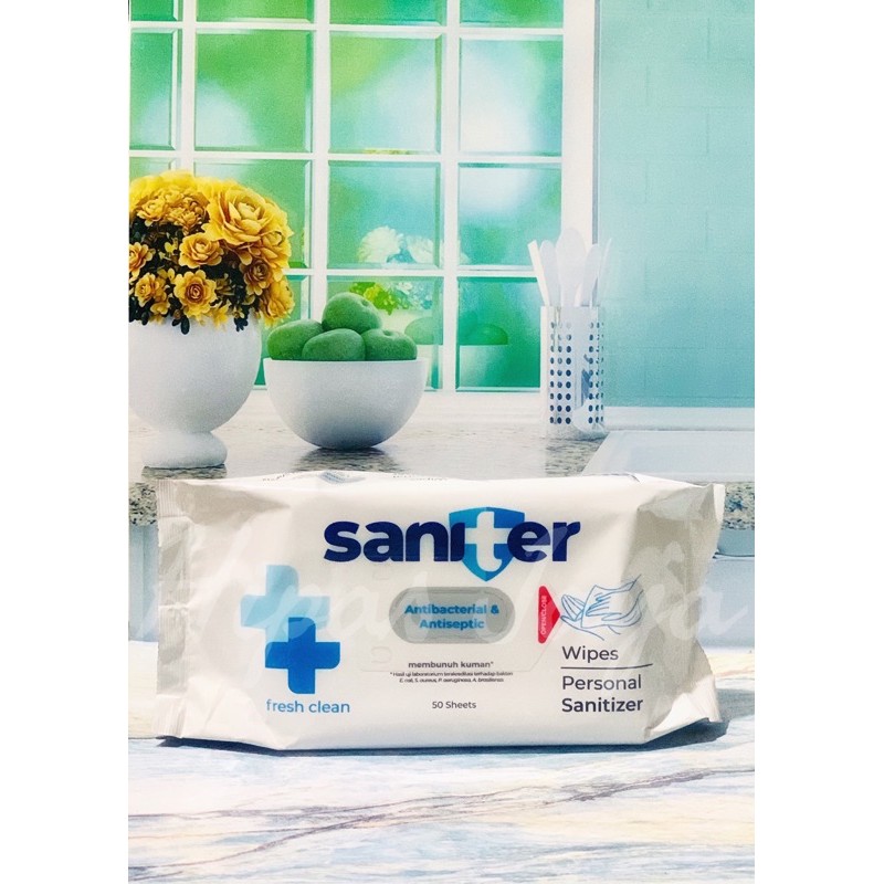 Tissue Saniter Personal Wipes 50 sheets