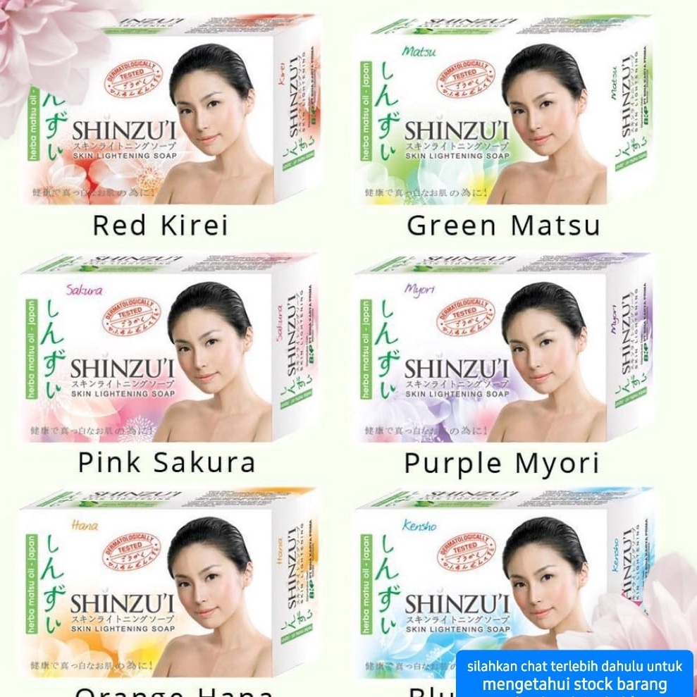 SHINZUI SKIN LIGHTENING SOAP SABUN MANDI BATANGAN 85GR CLEANSER BADAN / TUBUH