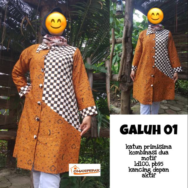 TUNIK BATIK TUNIK BATIK KOMBINASI TUNIK BATIK KERJA TUNIK BATIK KANTOR
