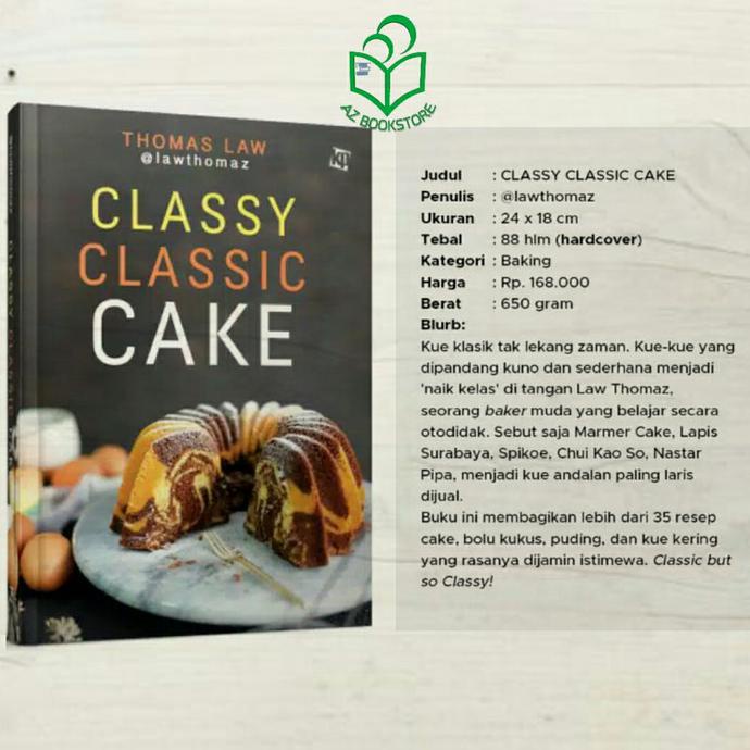 

CLASSY CLASSIC CAKE - THOMAZ LAW