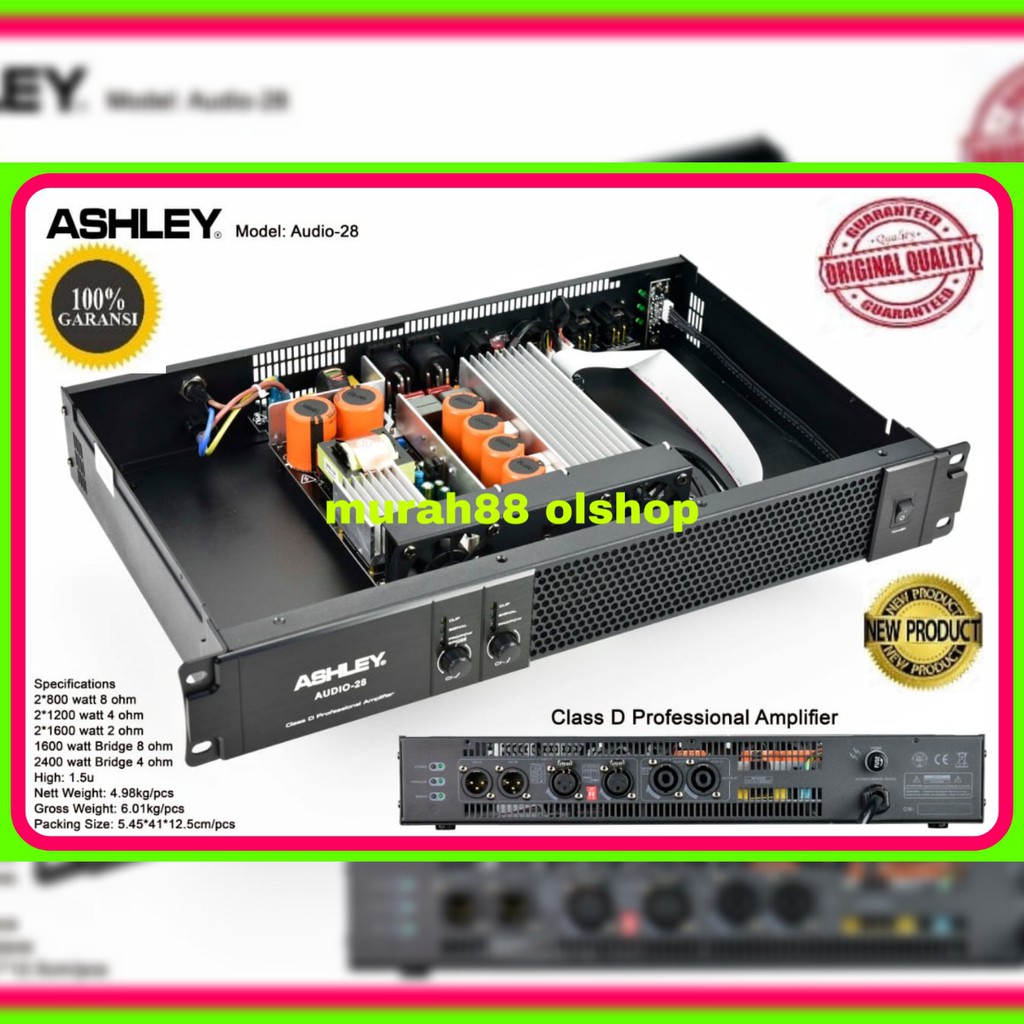 POWER AUDIO ASHLEY AUDIO- 28 ORIGINAL