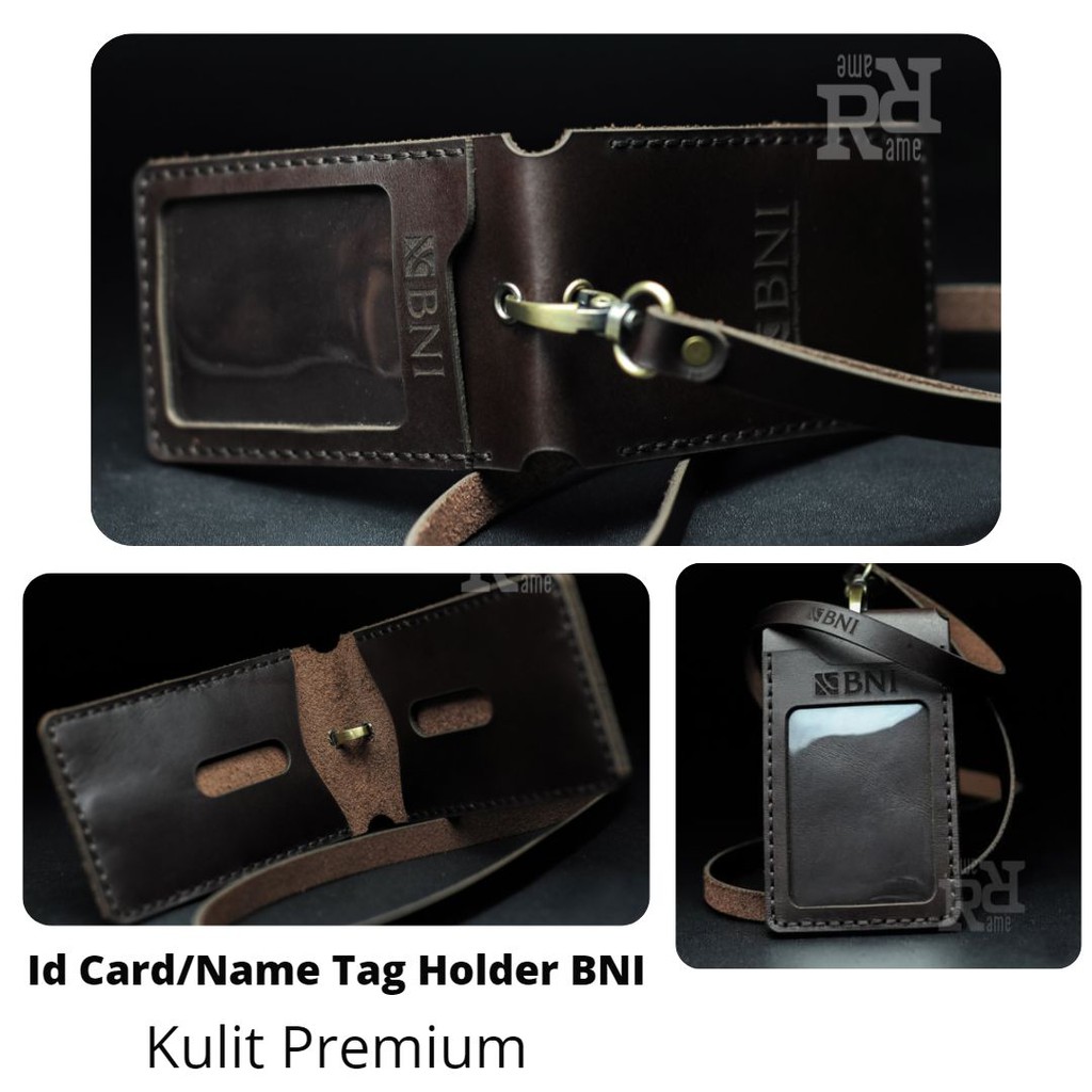 

Id Card Holder Kulit Name Tag Magnet BNI