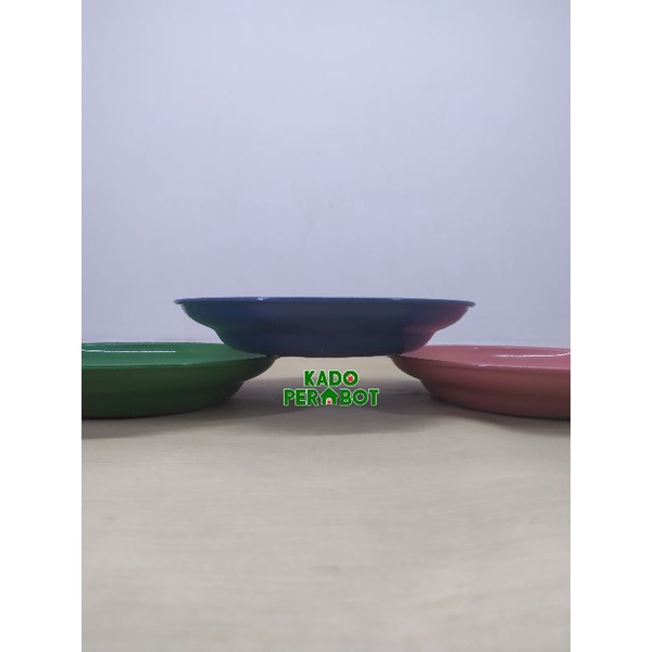 piring plastik cekung - piring plastik warna - piring plastik murah