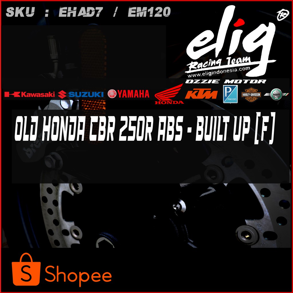 Kampas Rem Cakram ELIG EM120 (H009) CBR 250R ABS - BUILT UP (F) OLD