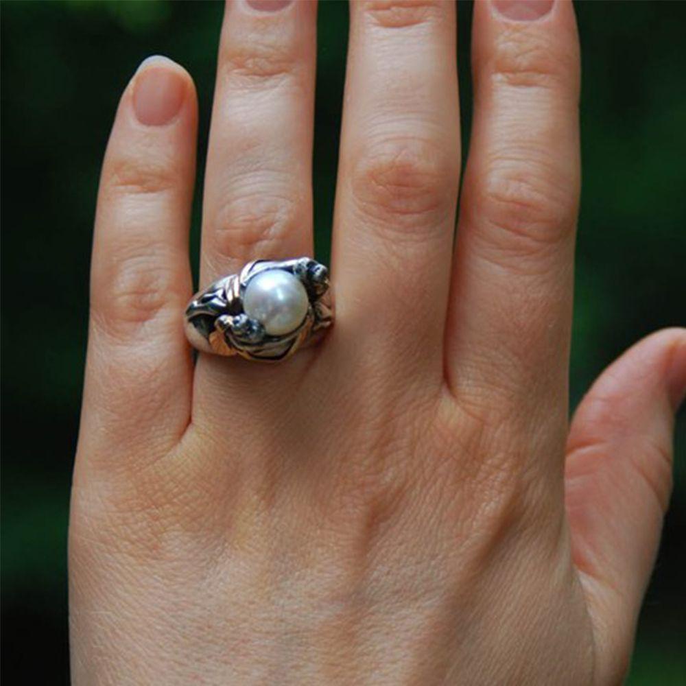 Mxbeauty Cincin Pasangan Fashion Perhiasan Aksesoris Kepribadian Hadiah Hari Valentine Perhiasan Gaya Korea