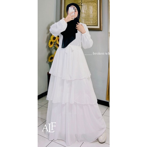 [TERLARIS] Gamis Ceruty Babydoll Susun 3 | Jelita Dress