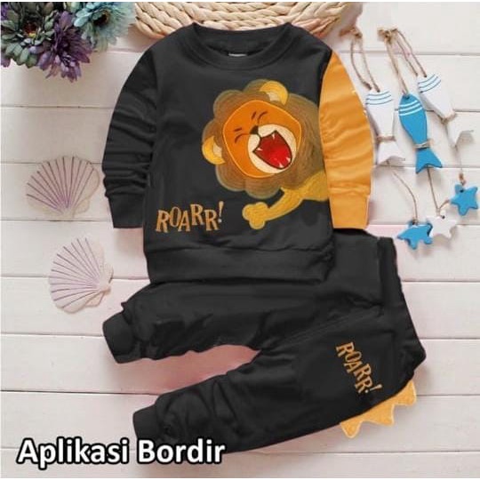 stelan anak  LION 0-6thn // baju anak TERBARU // stelan anak NEW // baju anak laki-laki // baju anak