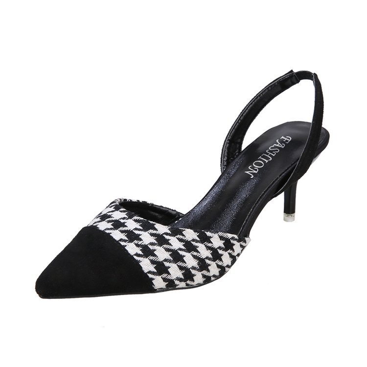 [JY] NEW 1457 Sepatu Wanita Heels Hak Les Hitam Heel Sedang 808 ELEGAN CANTIK Stiletto Pesta Kerja Keren Impor