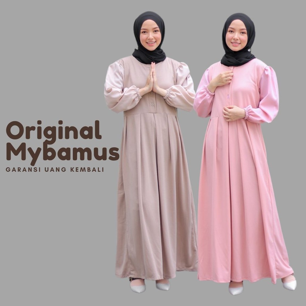 Mybamus Tisha Plit Dress Gamis Wanita