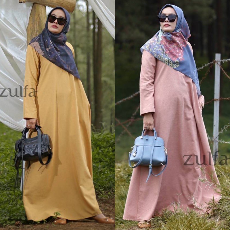 Aliqa Abaya by zulfa , dress , gamis , daily dress