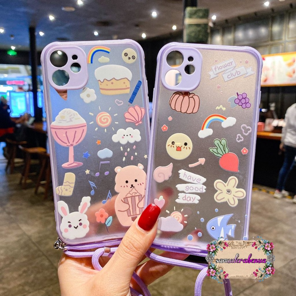 SS191 CASE SLINGCASE LANYARD Oppo A9 A5 A31 A8 A52 A92 A53 A33 2020 Reno 4 4f A15 A54 A74 A16 SB2779